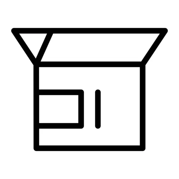 Box Lieferung Verpackung Symbol — Stockvektor