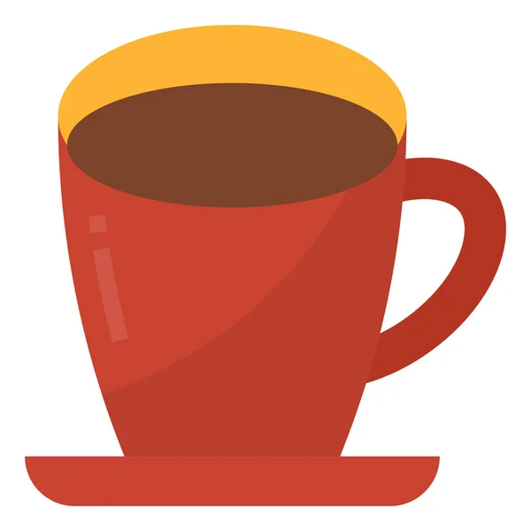 Koffein Kaffee Getränk Ikone — Stockvektor