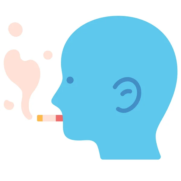 Air Cigarette Pollution Icon — Stock Vector
