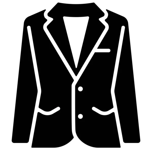 Blazer Ícone Moda Roupas Categoria Roupas Acessórios —  Vetores de Stock