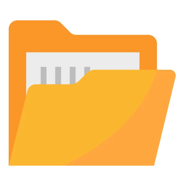 Archivo Documentos Archivos Icono Estilo Plano — Vector de stock