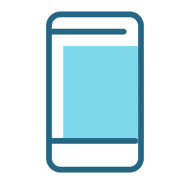 Συσκευή Τηλέφωνο Εικονίδιο Smartphone Γεμισμένο Στυλ Περίγραμμα — Διανυσματικό Αρχείο