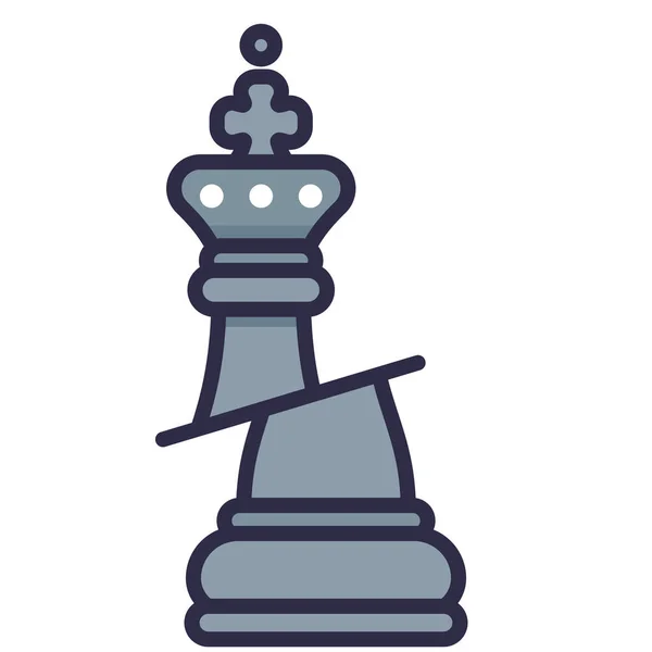 チェス ギャンビットのアイコン — ストックベクタ