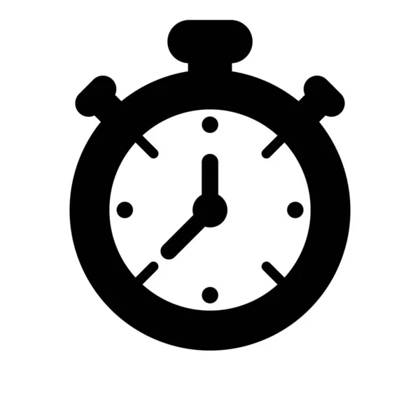 Horloge Icône Destination Livraison — Image vectorielle