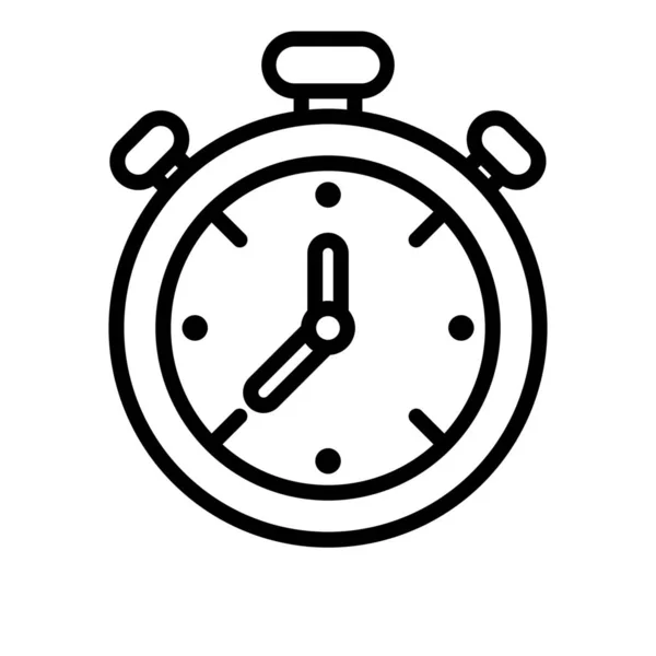 Uhr Lieferziel Symbol — Stockvektor