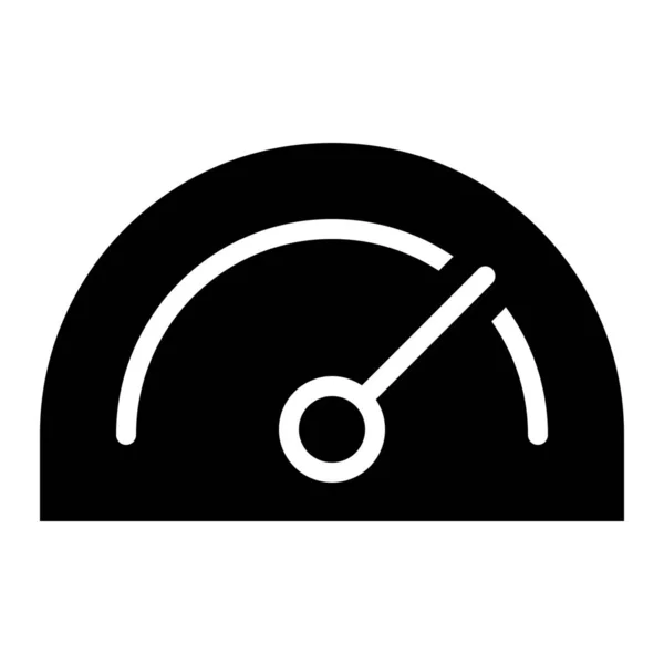 Configuration Control Dashboard Icon Solid Style — Stock Vector