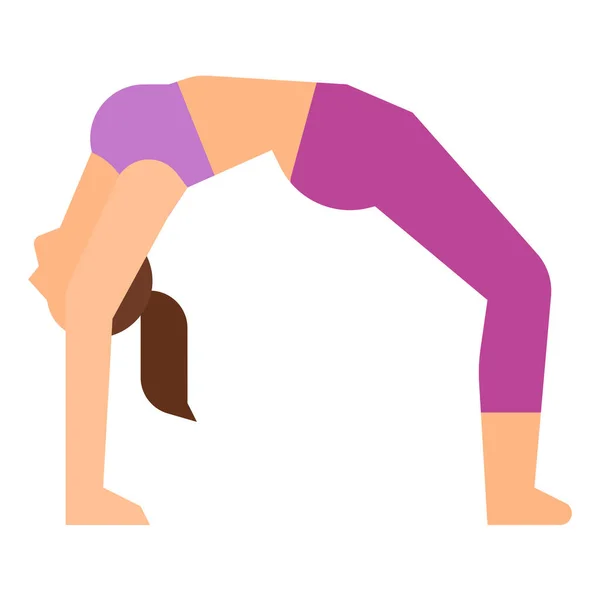 Pose Der Kategorie Fitness Yoga Diät — Stockvektor