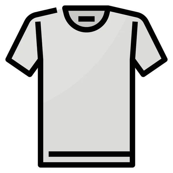 Иконка Тканевых Рубашек Стиле Набросков — стоковый вектор