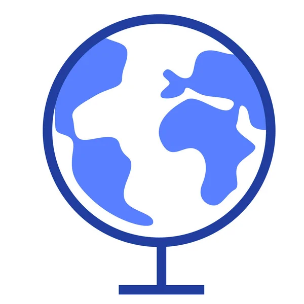 Географічна Значок Карти Глобусу Категорії Бізнес Управління — стоковий вектор