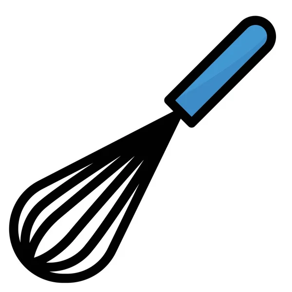 Cooking Food Mixer Icon Filled Outline Style — Stock Vector