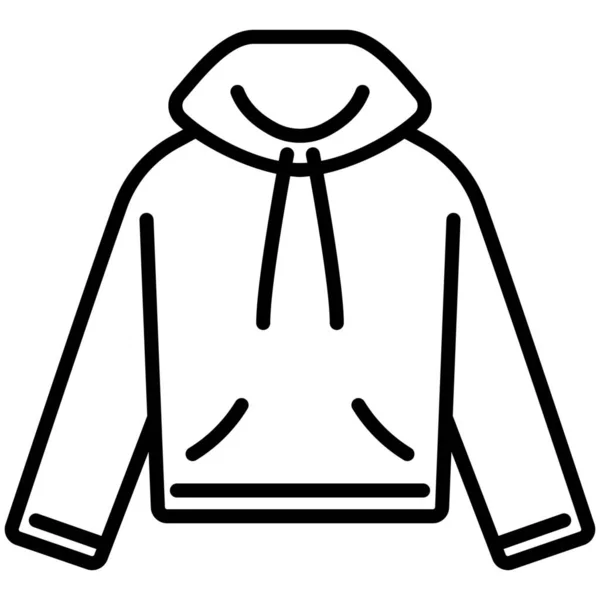 Ropa Ropa Icono Moda Categoría Ropa Accesorios — Vector de stock