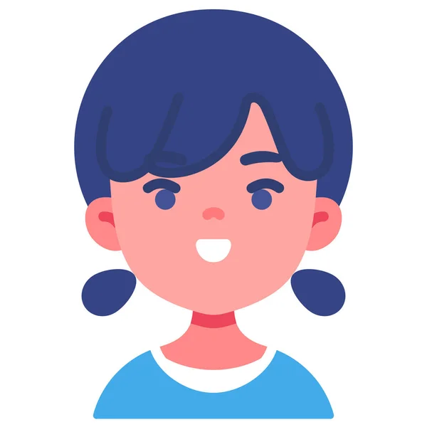 Vector Avatar Icon Profil Picture Stock Vector - Illustration of flat,  girl: 126287784