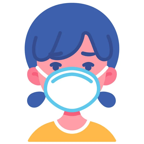 Alergia Fiebre Gripe Icono — Vector de stock