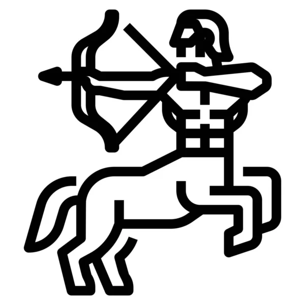 Αστρολογία Οροσκόπιο Sagittarius Icon Culture Communities Category — Διανυσματικό Αρχείο