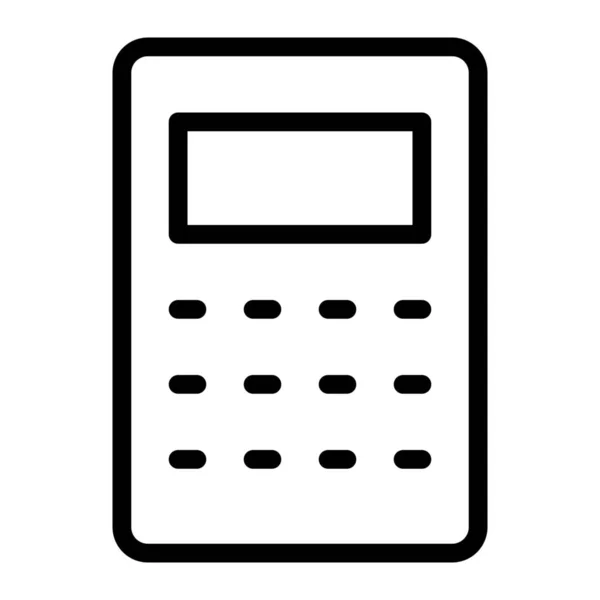 Calcul Comptable Calculatrice Icône — Image vectorielle
