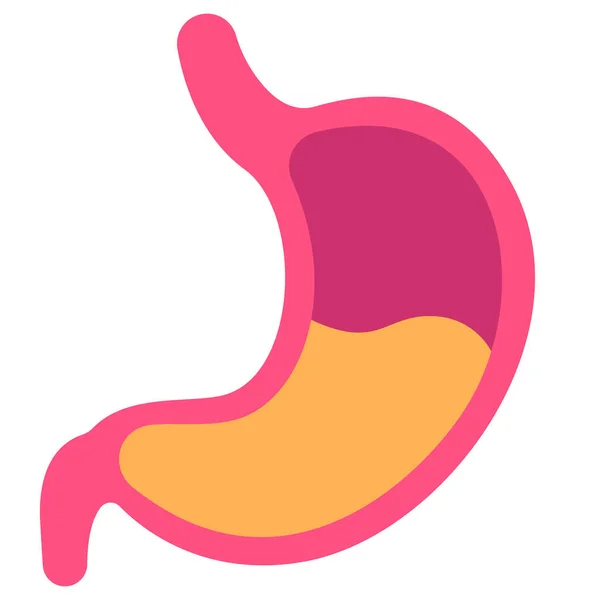 Cuerpo Digestivo Icono Humano — Archivo Imágenes Vectoriales