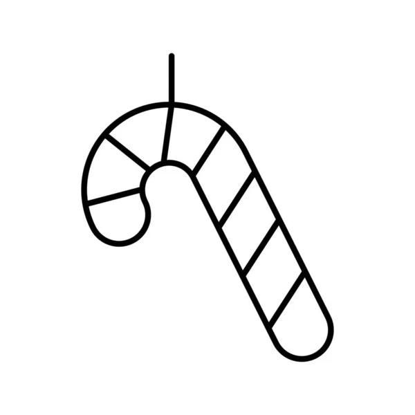 Zuckerstangen Symbol Outline Stil — Stockvektor
