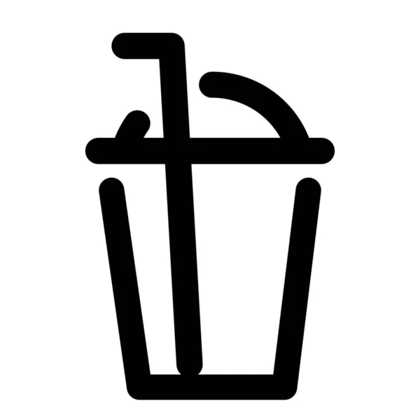 Bebida Taza Bebida Icono — Vector de stock