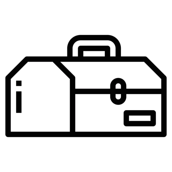 Icono Técnico Kit Construcción Estilo Esquema — Archivo Imágenes Vectoriales