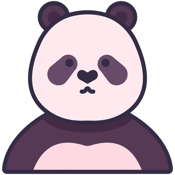 Kawaii Panda Bear Animal Icon Over White Background. Vector Illustration  Royalty Free SVG, Cliparts, Vectors, and Stock Illustration. Image 76632866.