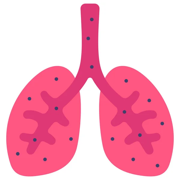 Air Respirer Organe Icône — Image vectorielle