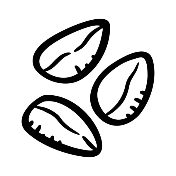 固体风格的黑黄瓜烹调食品图标 — 图库矢量图片