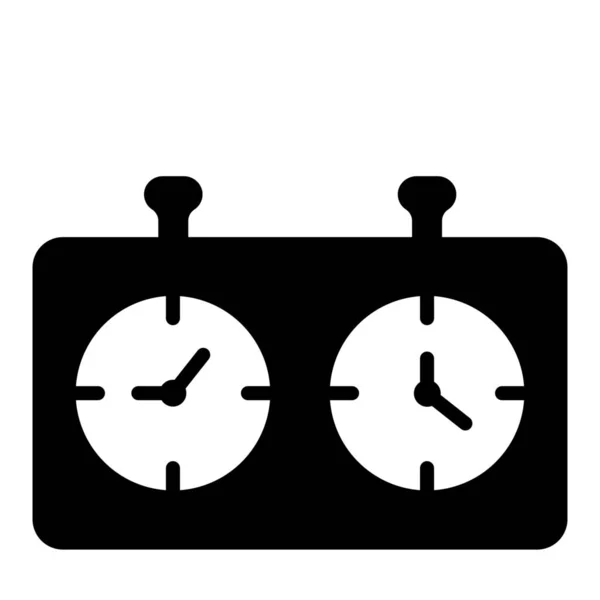 Stopwatch Chess Times Icon — Stock Vector