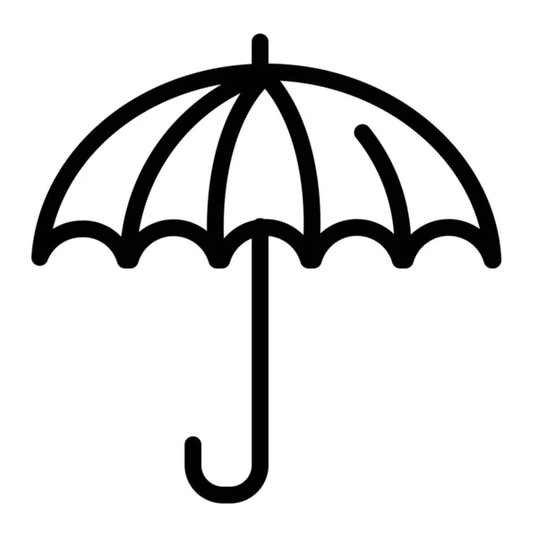 Schutz Regenschirm Symbol Umriss Stil — Stockvektor