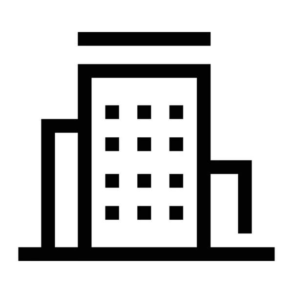Druck Architekturmodell Gebäude Symbol — Stockvektor