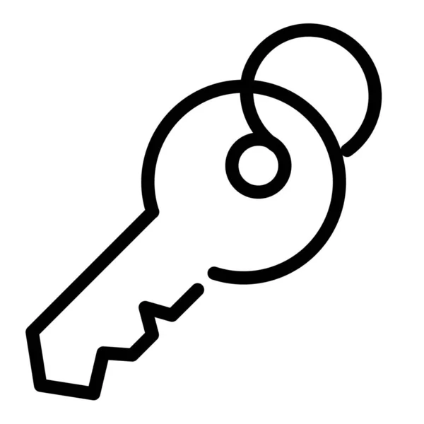 Toegang Tot Home Key Icon Gereedschap Bouw Categorie — Stockvector