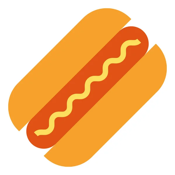 Food Dog Hot Icon — 스톡 벡터