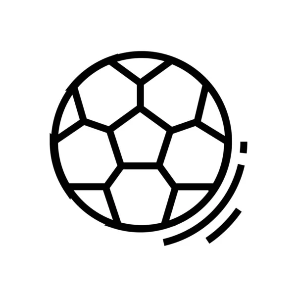 Fußball Tor Ikone Der Kategorie Fußball Fußball — Stockvektor