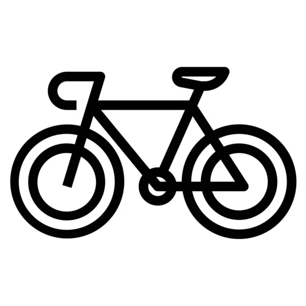 Bicycle Bike Transport Icon Outline Style — Stock Vector
