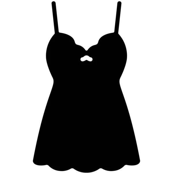 Kleidung Kleid Outfit Ikone Der Kategorie Kleidung Accessoires — Stockvektor