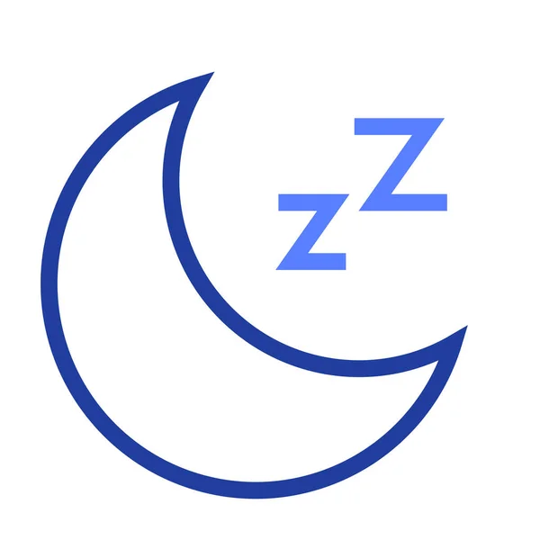 Dream Moon Night Icon — Stock Vector