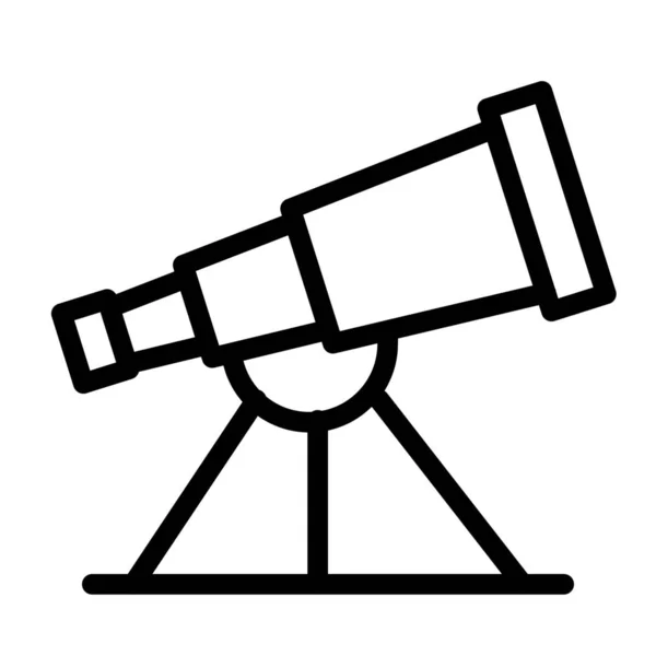 Значок Астрономічного Простору Стилі Контур — стоковий вектор