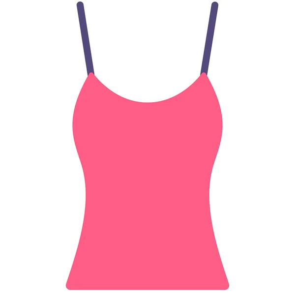 Kleidung Outfit Sommer Ikone Der Kategorie Kleidung Accessoires — Stockvektor