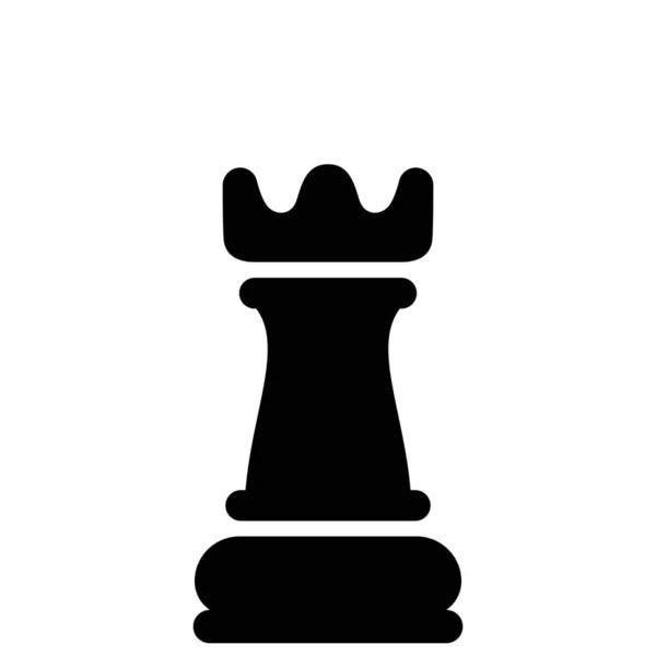 Chess Gambit Rook Icon — Stock Vector