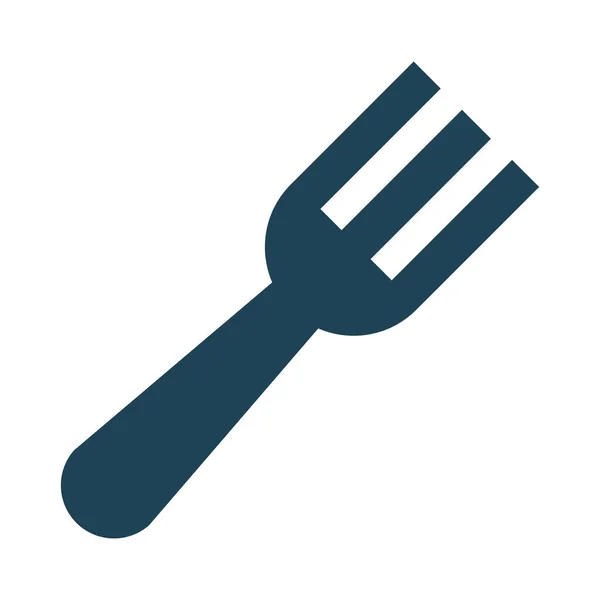 餐具用餐图标为固态风格 — 图库矢量图片