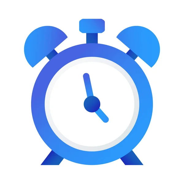 Alarm Clock Morning Icon Smooth Style — Stock Vector