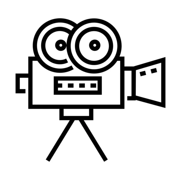 Иконка Кинокамеры Видеокамеры Категории Звук Музыка — стоковый вектор