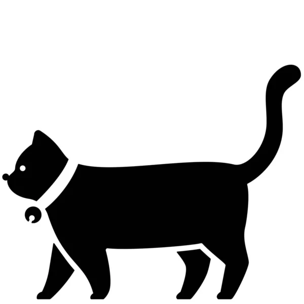 Animal Cat Domestic Icon Animals Category — Stock Vector