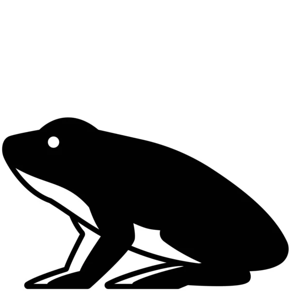 Ikon För Amfibiedjur Djurkategori — Stock vektor