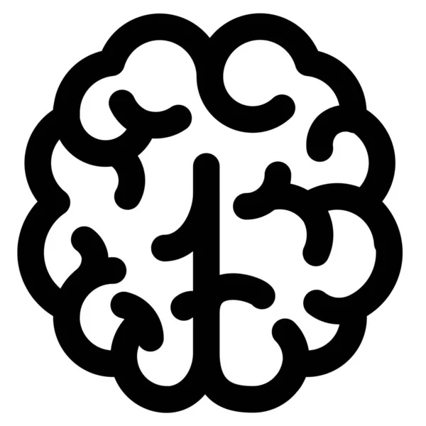 Beyin Zihin Simgesi — Stok Vektör