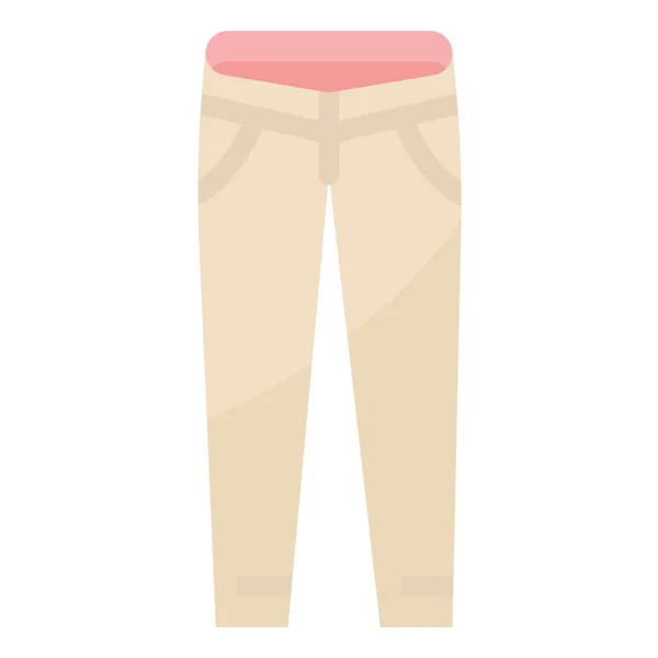 Pantalon Pantalon Tissu Icône Dans Style Plat — Image vectorielle