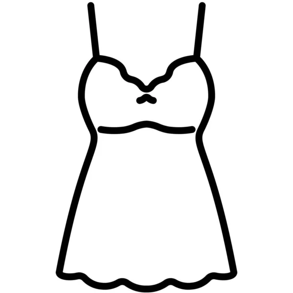 Vestuario Ropa Icono Categoría Ropa Accesorios — Vector de stock