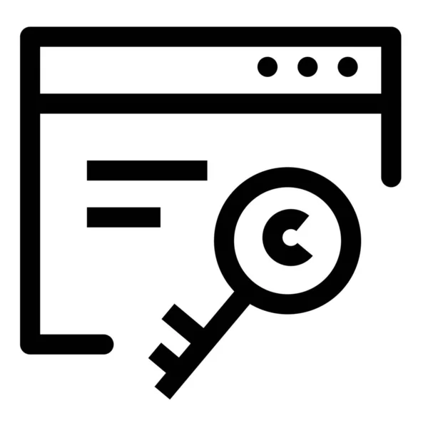 Index Trefwoorden Zoekpictogram — Stockvector