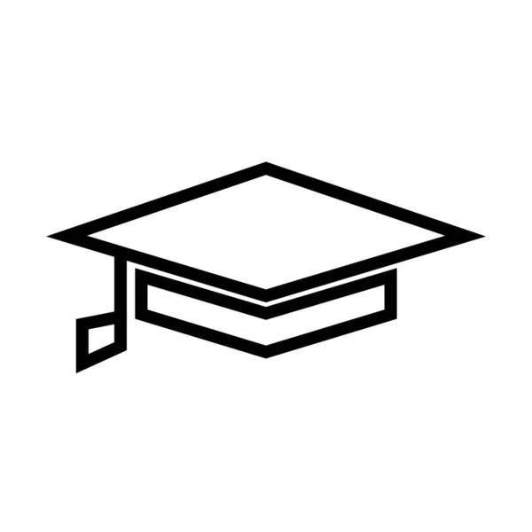 Acheivement Award Graduate Icon Outline Style — Stock Vector