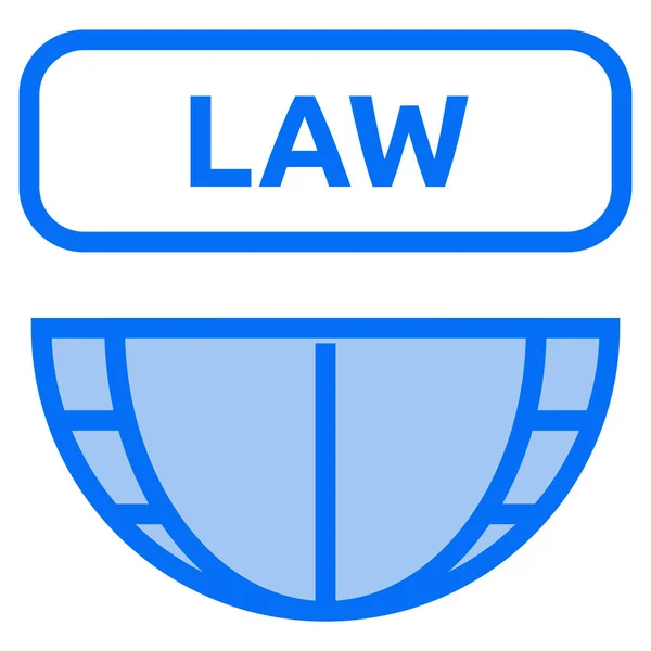 Προστασία Των Δεδομένων Privacy Law Law European Law Icon Filled — Διανυσματικό Αρχείο