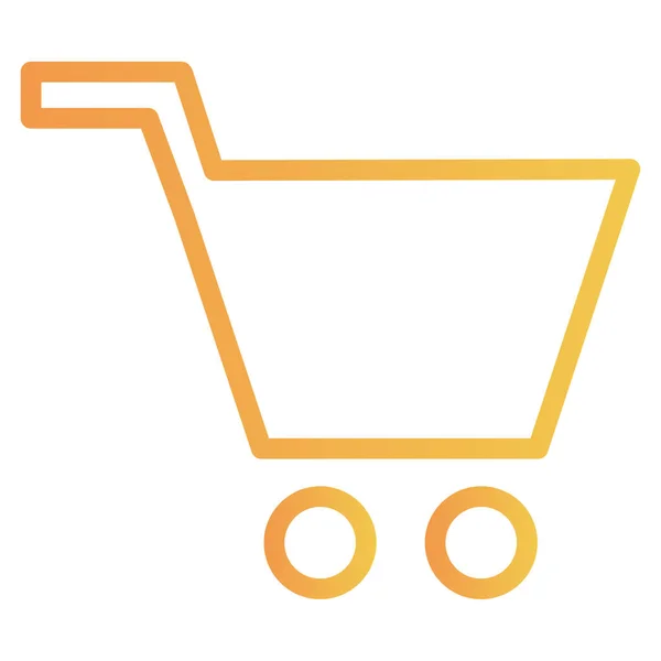 Checkout Ecommerce Retail Icon Outline Style — Stock Vector